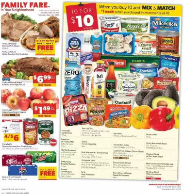 Family Fare (valid until 26-09)