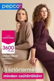 Pepco akciós újság hét 38 Oldal 1: Pepco ruházat nőknek €3.600,00