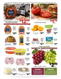 Valu Market weekly ad week 38 Page 3: Large Beefsteak Tomatoes €1,79, Dietz & Watson Buffalo Wing Cheddar Cheese €10,99