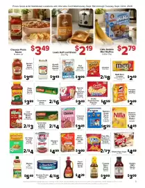 Valu Market weekly ad week 38 Page 5: Lewis Half Loaf Bread €2,19, Creamette Pasta €6,00