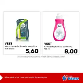 Volantino Iper Tosano settimana 38 Pagina 3: Veet crema depilatoria pelli sens. €8,00