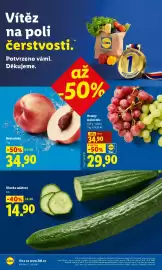 Lidl leták Strana 14: HROZNY STOLNÍ MIX €34,90, OKURKA SALÁTOVÁ €14,90