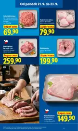 Lidl leták Strana 17: Hovězí přední bez kosti – krk €259,90, VEPŘOVÁ PEČENĚ €149,90
