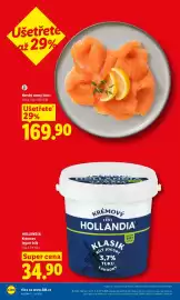 Lidl leták Strana 10: HOLLANDIA Krémový jogurt bílý €34,90, NORSKÝ UZENÝ LOSOS €169,90