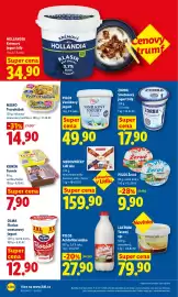 Lidl leták Strana 20: Zorba SMETANOVÝ JOGURT BÍLÝ €17,90, Kunín Termix €7,90