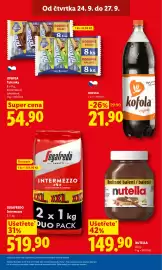Lidl leták Strana 3: Segafredo Intermezzo €519,90, Nutella €149,90