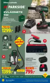 Lidl leták týden 39 Strana 10: PARKSIDE 20V Aku rázový utahovák s akumulátorem a nabíječkou €1.299,00