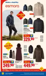 Lidl leták týden 39 Strana 2: ESMARA / ESMARA MEN Prošívaná bunda €329,90, Esmara PROŠÍVANÝ KABÁT €449,90