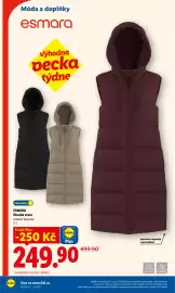 Lidl leták týden 39 Strana 6: Esmara DLOUHÁ VESTA €249,90