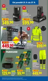 Lidl leták týden 39 Strana 9: Parkside Performance 12V Akumulátor 2,5 Ah €349,90