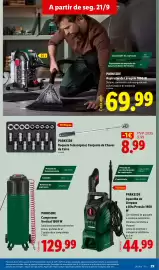 Folheto Lidl semana 39 Página 31: Parkside aparelho de limpeza a alta pressão 1400 w €44,99