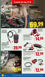Folheto Lidl semana 39 Página 32: Ultimate speed mini compressor €13,99, Ultimate speed cabos de ligação €14,99