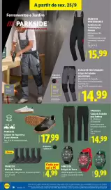 Folheto Lidl | Fim-de-Semana Página 16: Parkside calças de trabalho para senhora €14,99