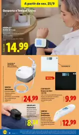 Folheto Lidl | Fim-de-Semana Página 18: Sanitas termómetro multifunções €12,99, Cien beauty balança de vidro com voz €9,99