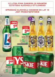 Dino gazetka Strona 6: Piwo bezalkoholowe Lech wiśnia śliwka €1,99, Piwo Captain Jack Original €3,85