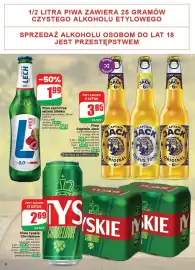 Dino gazetka Strona 6: Piwo bezalkoholowe Lech wiśnia śliwka €1,99, Piwo Captain Jack Original €3,85