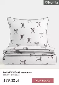Homla gazetka tydzień 38 Strona 6: Pościel Vivienne bawełniana 220x200 + 2*50x60 cm Homla €179,00
