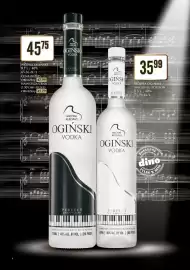 Dino gazetka | Alkohole Strona 4: WÓDKA OGIŃSKI WEDDING EDITION €35,99, Wódka Ogiński €45,75