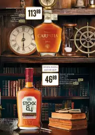 Dino gazetka | Alkohole Strona 5: Brandy Stock 84 €46,89, WÓDKA CARPATIA 1996 €113,89