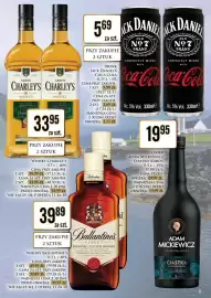 Dino gazetka | Alkohole Strona 3: GREEN CHARLEY'S WHISKY €33,95, DRINK JACK DANIEL'S COCA COLA €5,69
