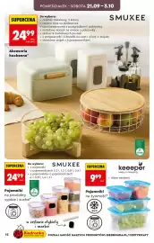 Biedronka gazetka Strona 12: Akcesoria kuchenne Smukee €24,99, Pojemniki na produkty sypkie i suche Smukee €24,99