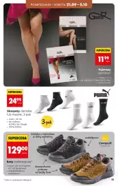 Biedronka gazetka Strona 21: Skarpety damskie lub męskie Puma, 3-pak €24,99, Rajstopy damskie Gatta €11,99