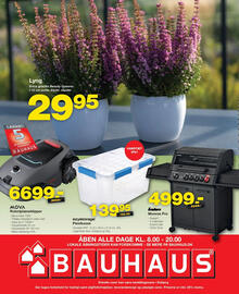 Bauhaus tilbudsavis uge 38 Side 24: Mova Robotplæneklipper €6.699,00, Enders Monroe Pro €4.999,00
