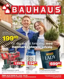 Bauhaus tilbudsavis uge 38 Side 1: Norbro energi Ombytning gas €194,95, Jotun lady supreme finish træmaling €699,95