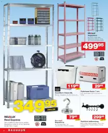 Bauhaus tilbudsavis uge 38 Side 18: Fix-o-moll Magnetkrog €79,95, Rusticline køkkenstang €299,95