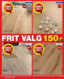 Bauhaus tilbudsavis uge 38 Side 2: 2 REST SALG Vinylgulv Modular One VINYL Livstids- garanti Integreret underlag REST
