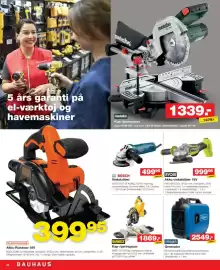 Bauhaus tilbudsavis uge 38 Side 20: DeWalt Kap-/geringssav €1.869,00, Scheppach Generator SG2500i €2.549,00