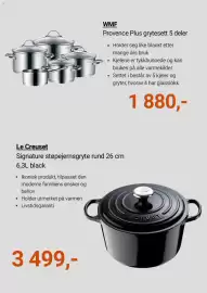 Kitch'n kundeavis uke 38 Side 2: Le Creuset signature støpejernsgryte rund 26 cm €3.499,00