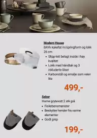 Kitch'n kundeavis uke 38 Side 3: Sabor Home grytevott €199,00, Modern House BAYk kakefat m/springform og lokk €499,00