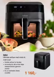 Kitch'n kundeavis uke 38 Side 5: Sabor ultimate airfryer med vindu 6L matt svart €1.160,00
