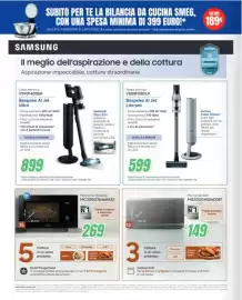 Volantino Leonardelli Pagina 20: Samsung Scopa elettrica VS80F28DLP Bespoke AI Jet Lite pet €599,00