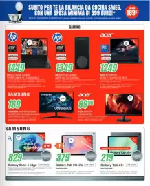 Volantino Leonardelli Pagina 25: Galaxy Tab S10 Lite €379,00, HP Desktop Gaming Omen 16L €1.349,00