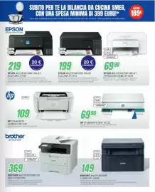 Volantino Leonardelli Pagina 27: Brother multifunzione LED €369,00, HP Stampante LaserJet M110W €109,00