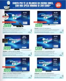 Volantino Leonardelli Pagina 3: LG TV OLED EVO AI 77" C6 €2.699,00, Hisense TV MINILED RGB 65" 65UR9S €1.499,00