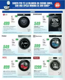 Volantino Leonardelli Pagina 8: LG Lavatrice F4NX5009TK €499,00, Haier lavatrice €549,00