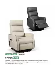 Crack folder Pagina 3: 2 motors Leder Op voorraad SPIDER €799 Relaxzetel, 2 motors. Rundleder met een gepigmenteerde