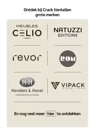 Crack folder Pagina 6: Ontdek bij Crack tientallen grote merken MEUBLES CELIO in Bertrix NATUZZI EDITIONS revor ROM H&H