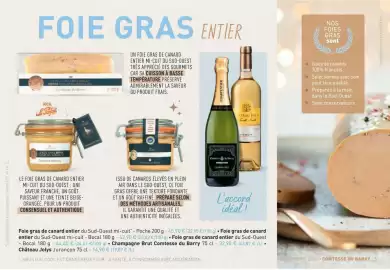 Catalogue Comtesse du Barry page 5: *Conservation and nithigerate entre 0°C et C FOIE GRAS ENTIER LE FOIE GRAS DE CARRED