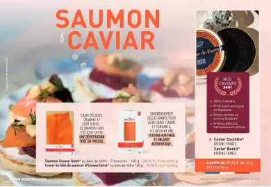 Catalogue Comtesse du Barry page 6: Suggestions de présentation. SAUMON & CAVIAR VIAR NCAIS se du Barry SDETRE NOS CAVIARS