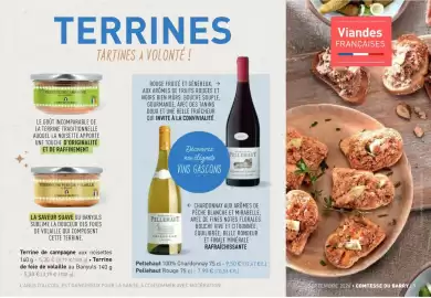 Catalogue Comtesse du Barry page 9: TERRINES TARTINES A VOLONTÉ ! TERIENE DE CAMPAGNE C LE GOÛT INCOMPARABLE DE LA TERRINE