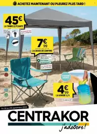 Catalogue Centrakor page 1: LA TONNELLE PLIANTE €45,00