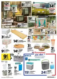 Catalogue Centrakor page 3: Atmosphera LA NAPPE ANTI-TÂCHES €9,99, Bambou LE PLATEAU TOURNANT €14,99