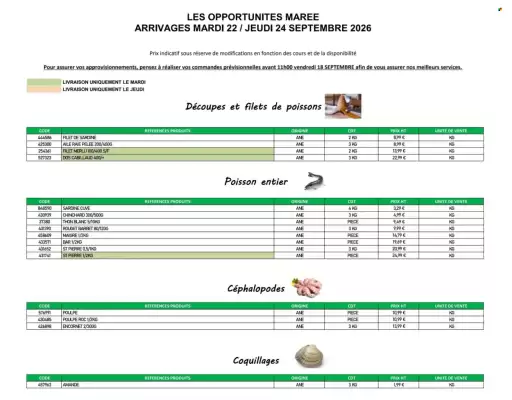 Promocash (valable jusqu'au 24-09)