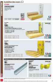 Catalogue Brico Dépôt page 14: Isover Laine de verre €13,27, Lisse acier galvanisé €5,09