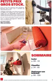 Catalogue Brico Dépôt page 2: 2 PETITS PRIX GROS STOCK. C'est ce que vous trouverez dans l'Officiel du Bricolage Brico