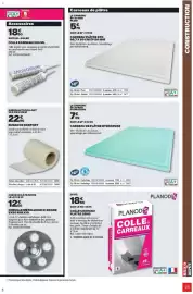 Catalogue Brico Dépôt page 23: PLANODIS COLLE à CARREAUX €18,50, LE CARREAU €7,69